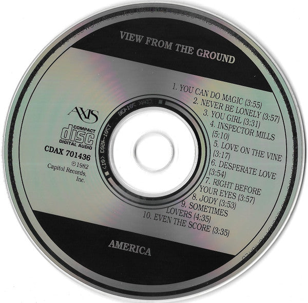 America (2) : View From The Ground (CD, Album, RE)