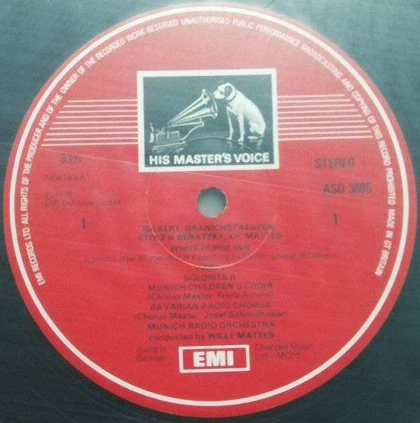 Anneliese Rothenberger, Peter Minich, Willy Mattes, Münchner Rundfunkorchester, Chor Des Bayerischen Rundfunks, Ralph Benatzky : White Horse Inn (2xLP, Gat)