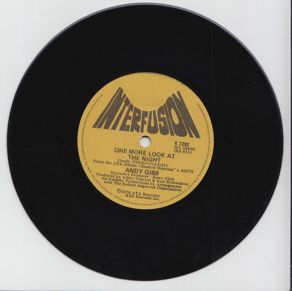 Andy Gibb : (Our Love) Don't Throw It All Away / One More Look At The Night (7", Single)