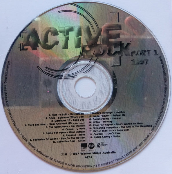 Various : Active Rock Part 1 1997 (CD, Comp, Promo)
