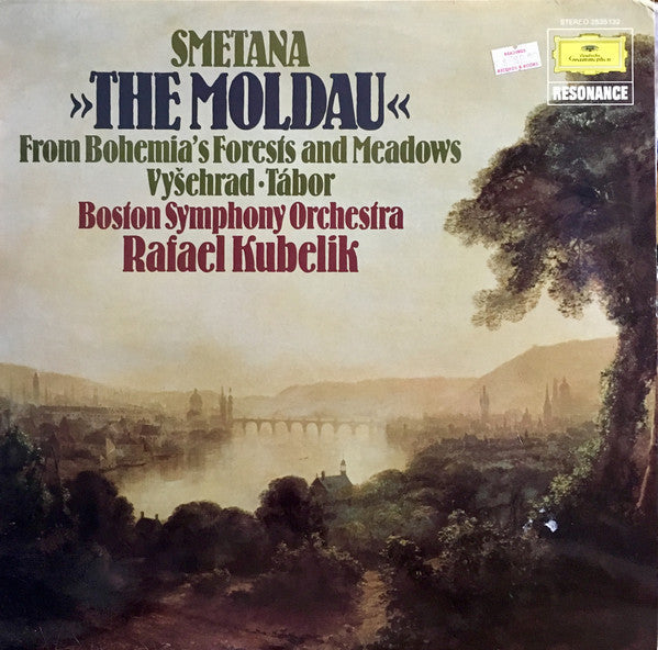 Bedřich Smetana - Boston Symphony Orchestra / Rafael Kubelik : The Moldau (LP, RE)