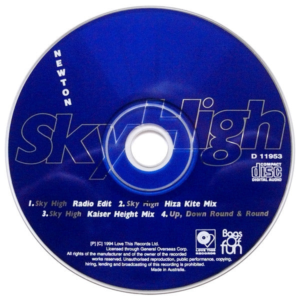 Newton (2) : Sky High (CD, Single)