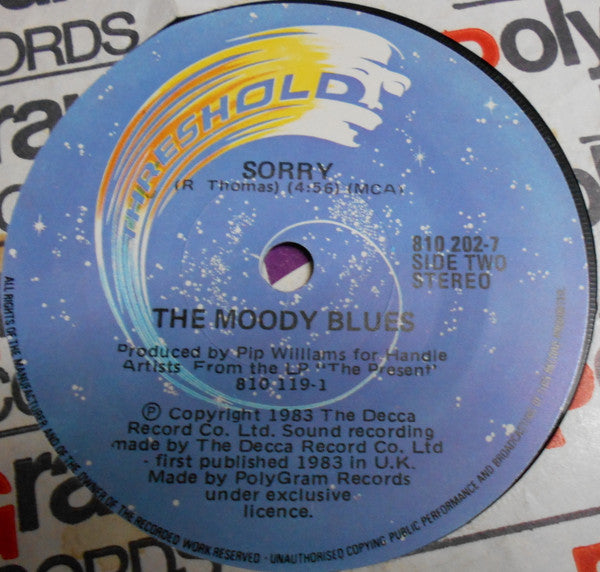 The Moody Blues : Sitting At The Wheel (7", Single)