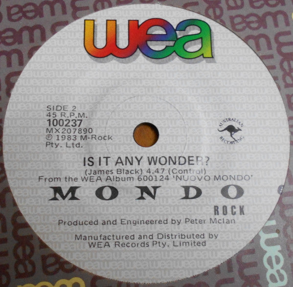 Mondo Rock : In Another Love (7", Single)