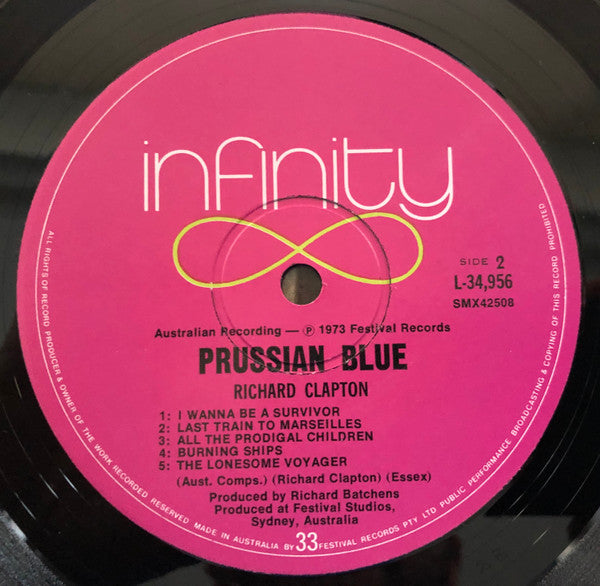 Richard Clapton : Prussian Blue (LP, Album)