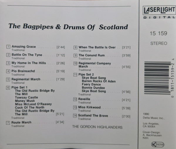 The Gordon Highlanders : The Bagpipes & Drums Of Scotland (CD, Album)