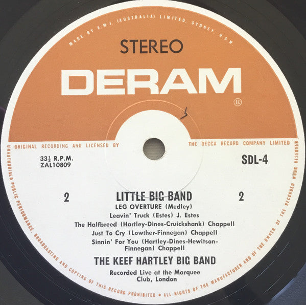 The Keef Hartley Band : Little Big Band (LP, Album)