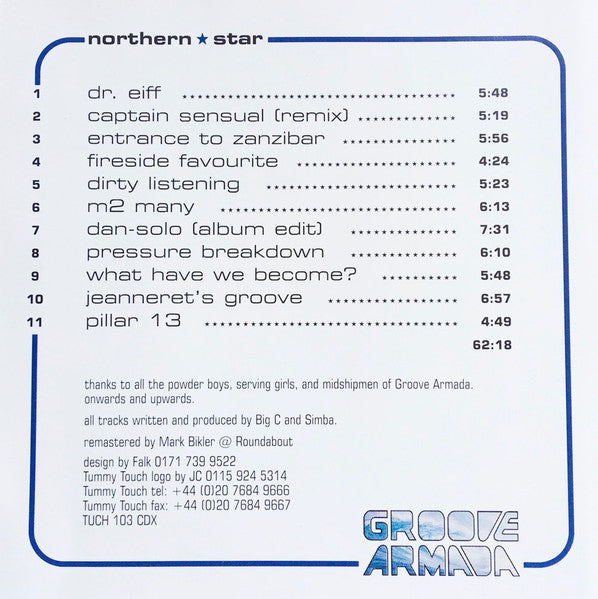 Groove Armada : Northern Star (CD, Album)