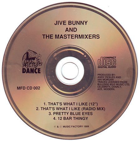 Jive Bunny And The Mastermixers : That's What I Like (CD, Single)