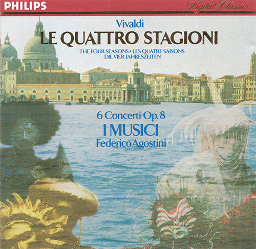 Vivaldi*, I Musici, Federico Agostini : Le Quattro Stagioni - 6 Concerti Op. 8 (CD, Album)