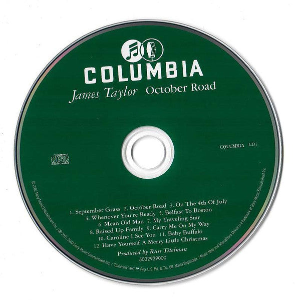 James Taylor (2) : October Road (CD, Album + CD, Bon + Ltd, Dig)