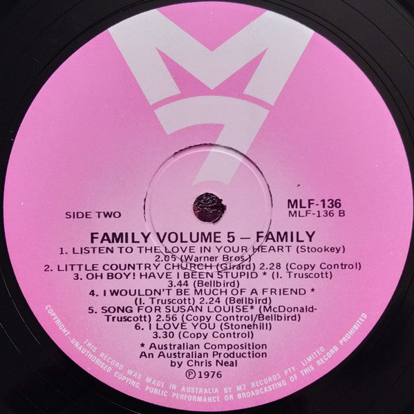 Family (19) : Vol. 5 (LP, Album)