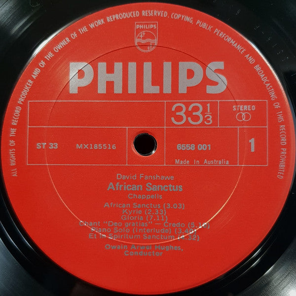 David Fanshawe : African Sanctus (LP, Gat)