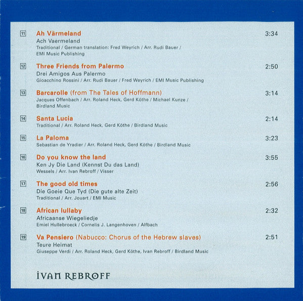 Ivan Rebroff : Around The World With Ivan Rebroff (2xCD)