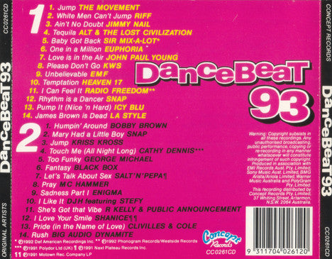 Various : The Dancebeat 93 (2xCD, Comp)