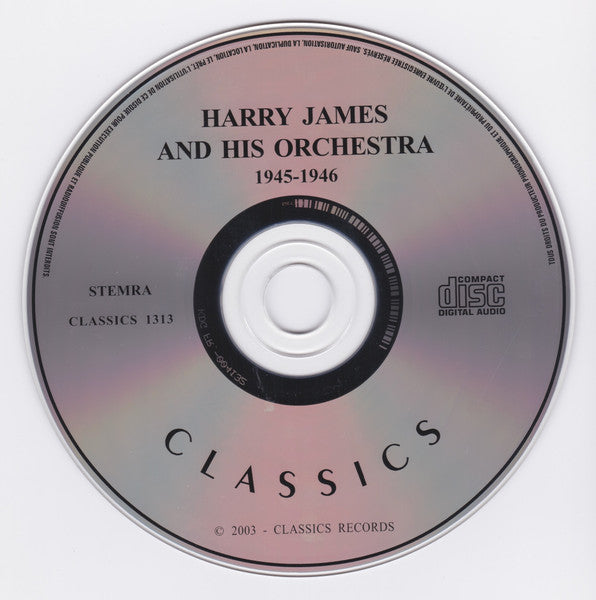 Harry James And His Orchestra : 1945-1946 (CD, Comp)