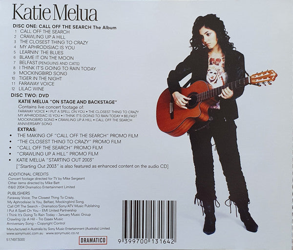 Katie Melua : Call Off The Search (CD, Album, Enh + DVD-V, PAL + S/Edition)