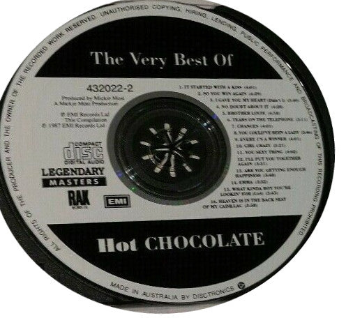 Hot Chocolate : The Very Best Of (CD, Comp, RE)