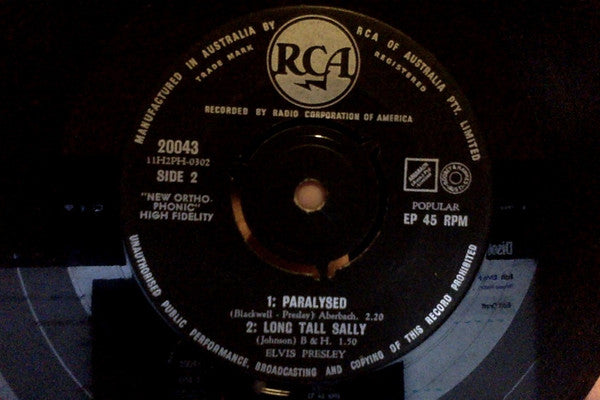 Elvis Presley : Tutti Frutti (7", EP)