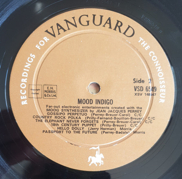Jean-Jacques Perrey : Moog Indigo (LP, Album, M/Print)