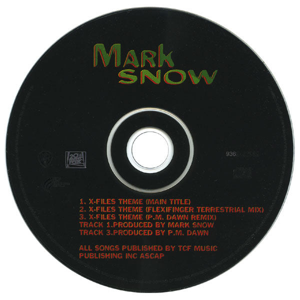 Mark Snow : X-Files Theme (CD, Maxi, Car)