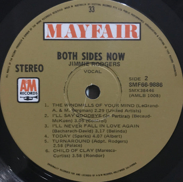Jimmie Rodgers (2) : Both Sides Now (LP, Comp)