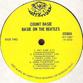 Count Basie : Basie On The Beatles (LP, Album)