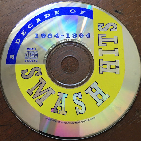 Various : A Decade Of Smash Hits (1984 To 1994) (2xCD, Comp)