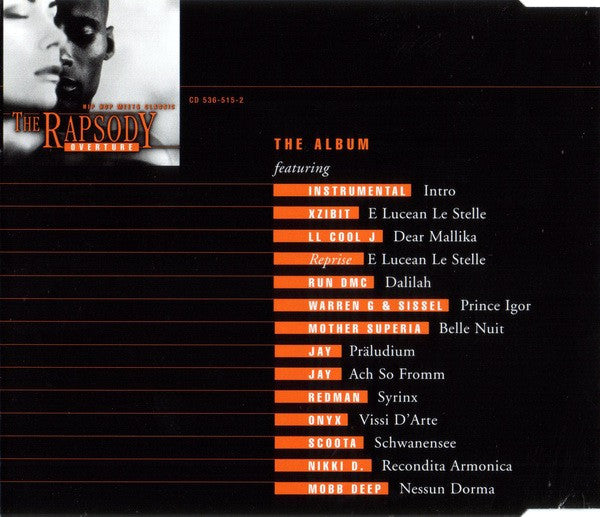 The Rapsody Feat. Warren G & Sissel : Prince Igor (CD, Maxi)