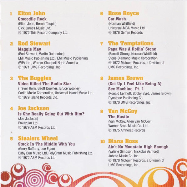 Various : Music For Seventies (CD, Comp)