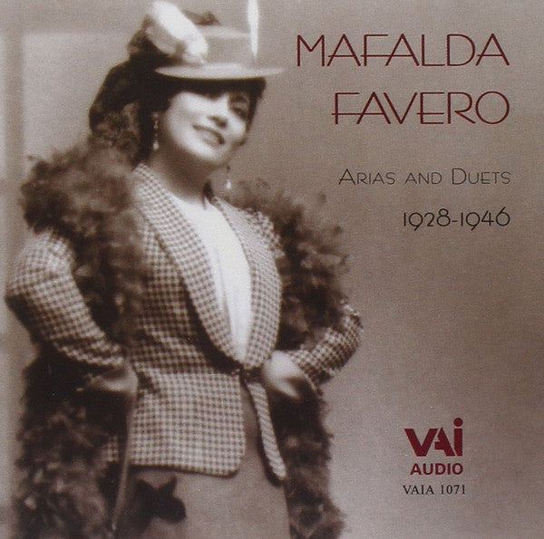 Mafalda Favero : Arias and Duets (CD, Comp, Mono)