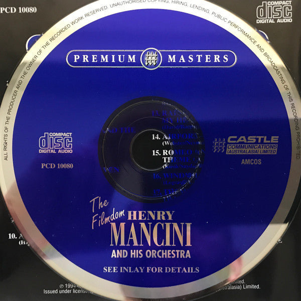Henry Mancini And His Orchestra : The Filmdom (CD, Comp)