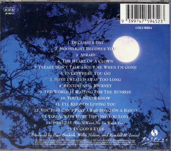 Willie Nelson : Moonlight Becomes You (CD, Album)