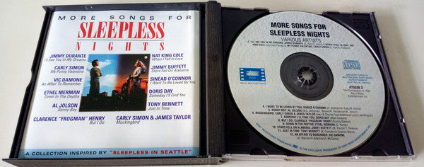 Various : Sleepless In Seattle (Original Motion Picture Soundtrack) & More Songs For Sleepless Nights (A Collection Inspired By "Sleepless In Seattle") (2xCD, Comp, RE, Son)