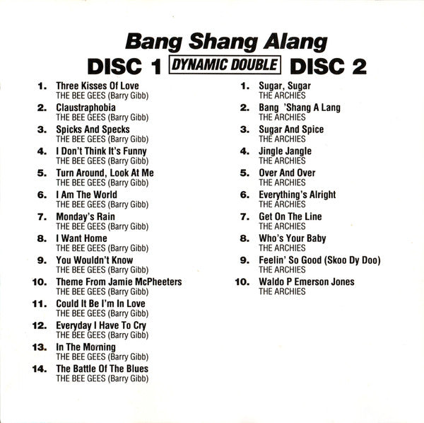 The Bee Gees* / The Archies : Bang Shang Alang (2xCD, Comp)