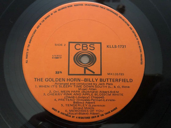 Billy Butterfield : The Golden Horn (LP, Album)