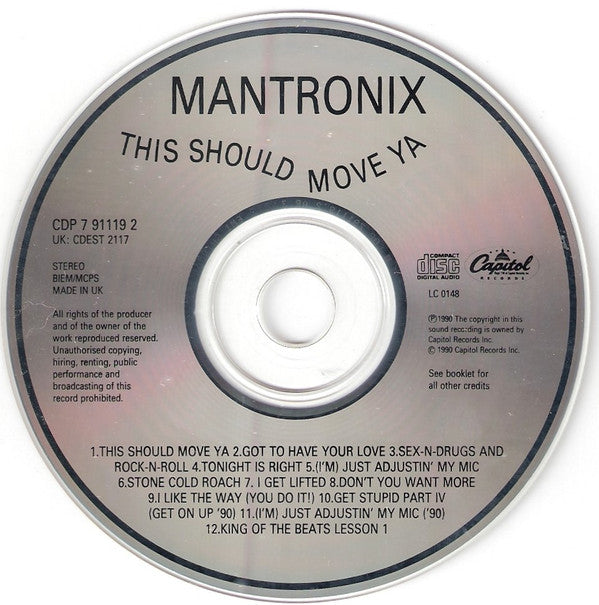Mantronix : This Should Move Ya (CD, Album)