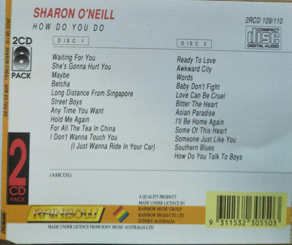 Sharon O'Neill : How Do You Do (2xCD, Comp)