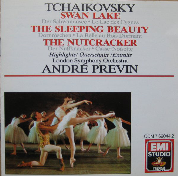 Pyotr Ilyich Tchaikovsky : London Symphony Orchestra, André Previn : Swan Lake • The Sleeping Beauty • The Nutcracker : Highlights (CD, RE, RM)
