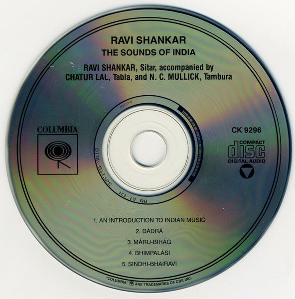 Ravi Shankar : The Sounds Of India (CD, Album, Mono, RE, RP)