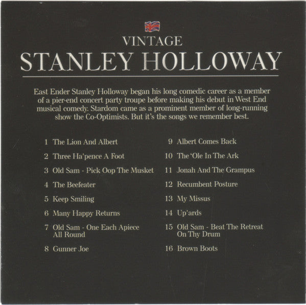 Stanley Holloway : Vintage Stanley Holloway (CD, Comp)