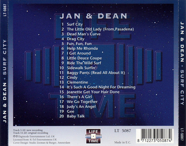 Jan & Dean : Surf City (CD, Album, Comp)