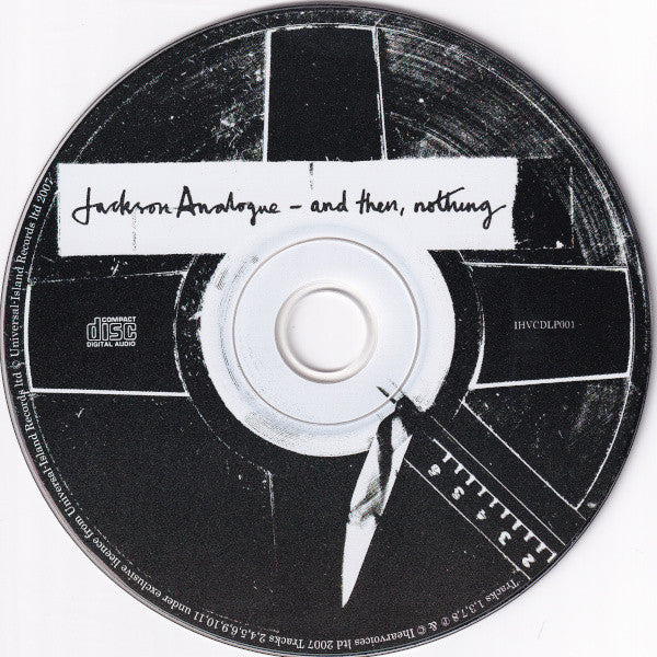 Jackson Analogue : And Then, Nothing (CD, Album)