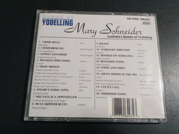 Mary Schneider (2) : Australia's Queen Of Yodelling - Sound Of Yodelling (CD)