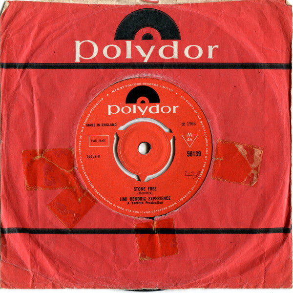 The Jimi Hendrix Experience : Hey Joe (7", Single, Mono, Kno)