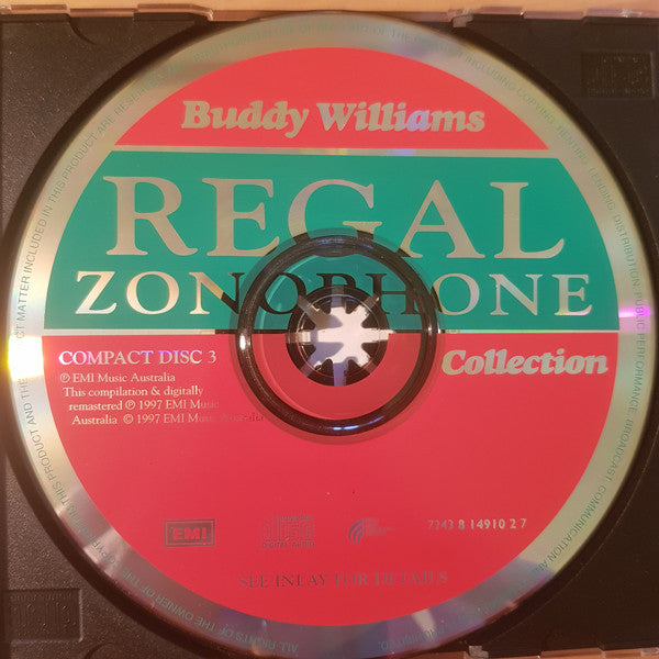 Buddy Williams (2) : Regal Zonophone Collection Vol 1 (3xCD, Comp, RM)