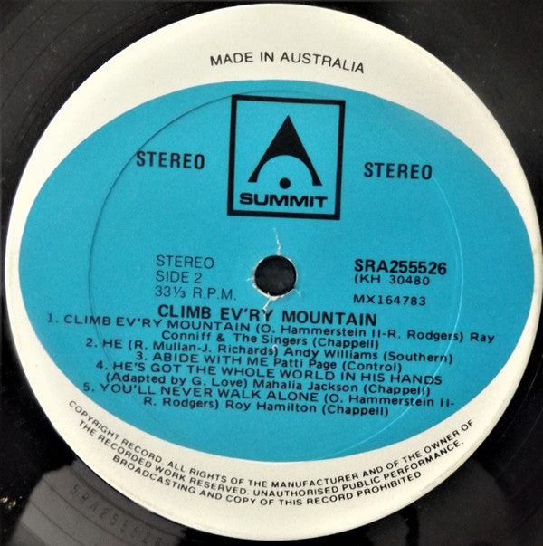 Various : Climb Ev'ry Mountain (LP, Comp)