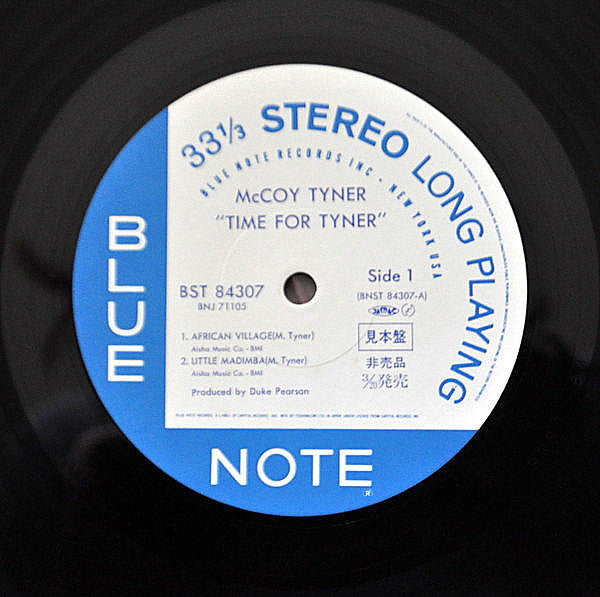 McCoy Tyner : Time For Tyner (LP, Album, Promo, RE)