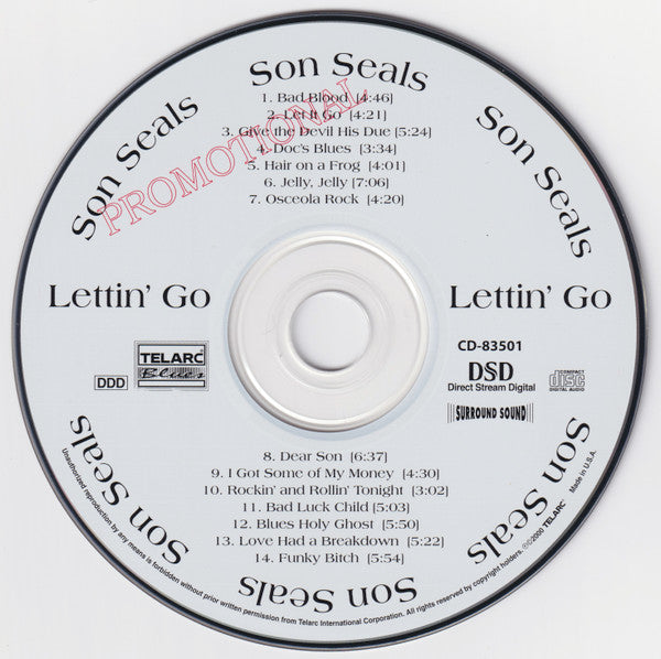 Son Seals : Lettin' Go (CD, Album, DAD)