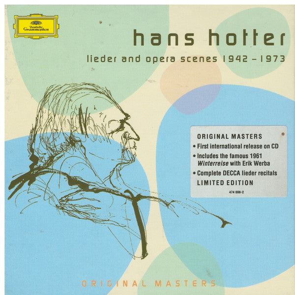 Hans Hotter : Lieder And Opera Scenes 1942 – 1973 (3xCD, Comp, Mono, RM + Box, Ltd)
